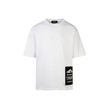 DSQUARED 2 Logo Patch Crewneck T Shirt