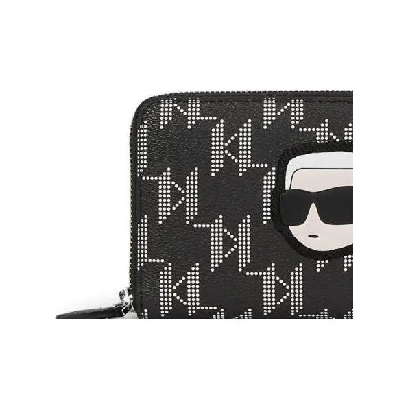 KARL LAGERFELD / Karl Lagerfeld Jeans Ikon Monogram Continental Wallet-4