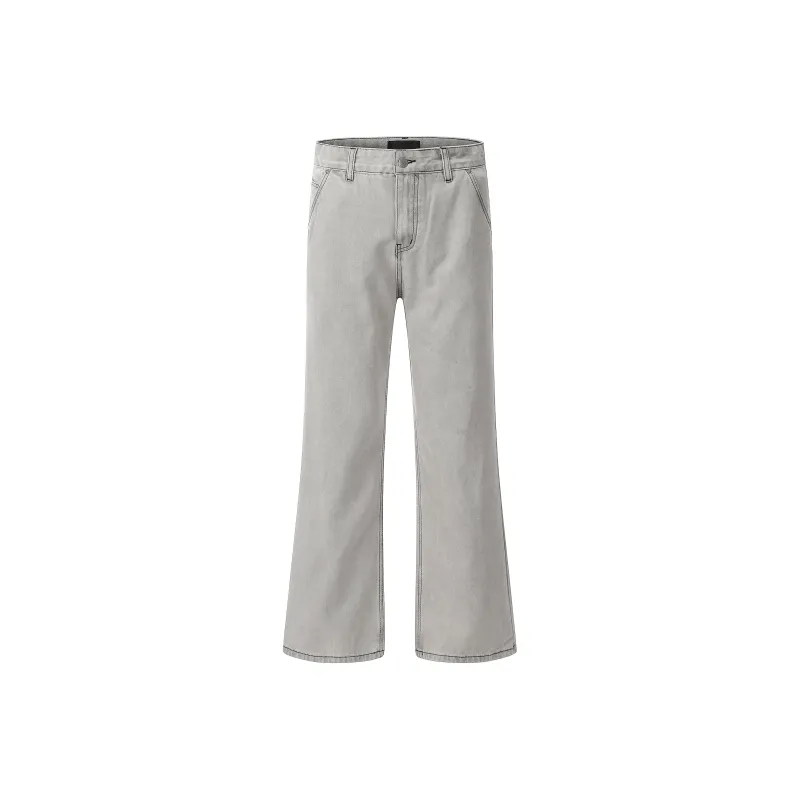 GBXM Jeans Unisex White Gray-0