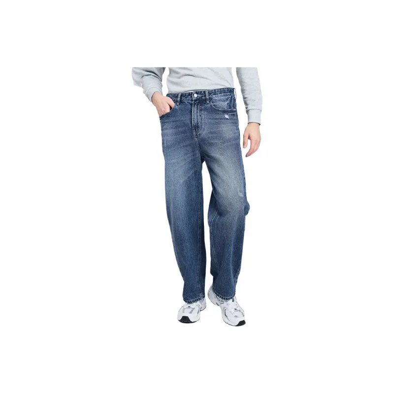 FAIRWHALE Jeans Men's Dark Blue-2