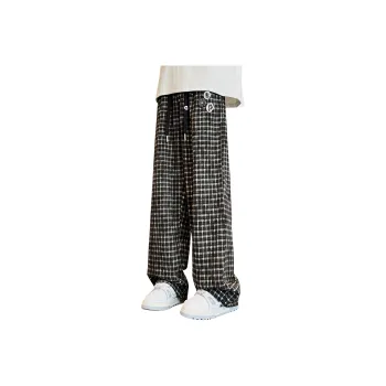 MARK WAFFLE Casual Pants Unisex Black
