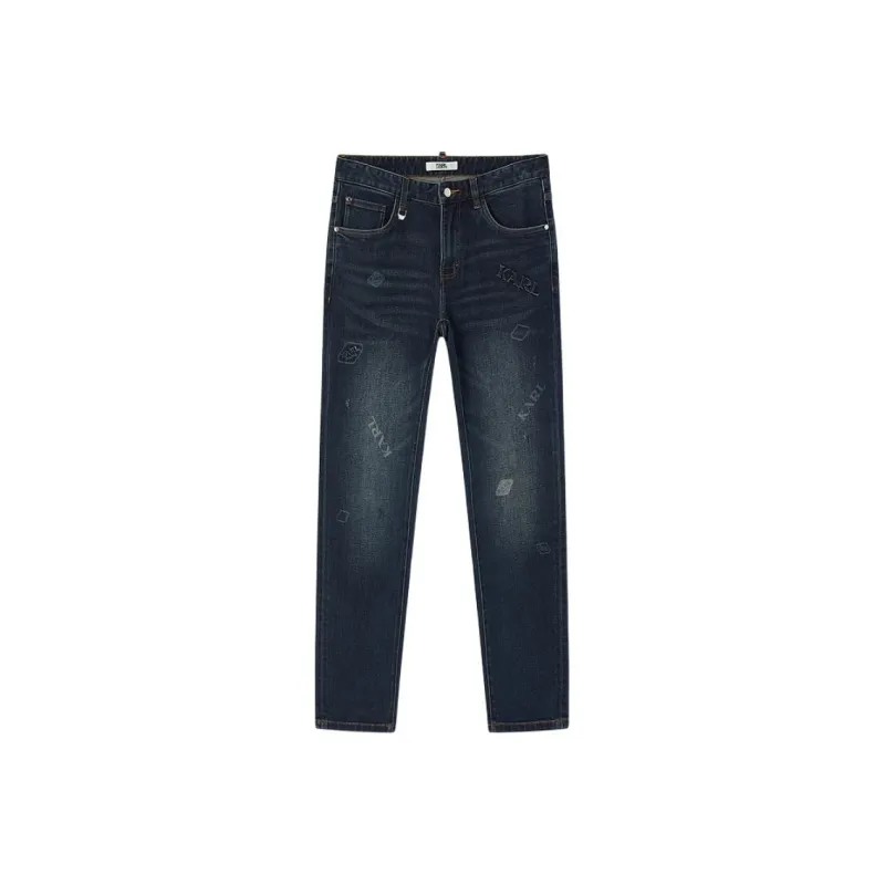 KARL LAGERFELD FW24 Jeans Men's Blue-0
