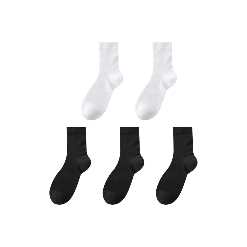 Cotton Gene Mid Calf Socks Men's 10 Pack-0
