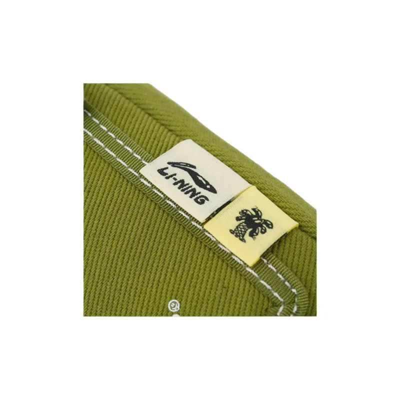 LiNing Steven Harrington Collaboration Fabric Shoulder Bag, Crossbody Bag Unisex Moss Green-4
