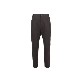 GUCCI Men's Label Cotton Poplin Trousers Black