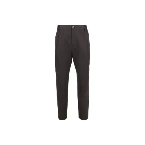GUCCI Men's Label Cotton Poplin Trousers Black