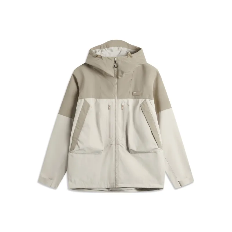 LiNing Sports Trend Series Trench Coat Men's Oat Gray-0