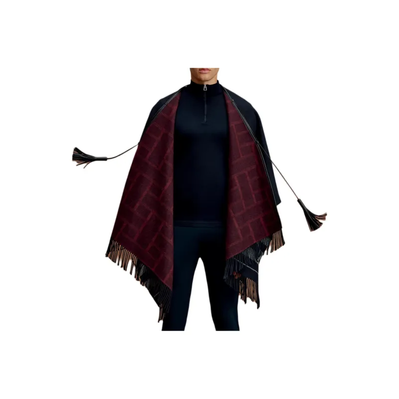 HERMES Cloaks Unisex Rouge Red-0