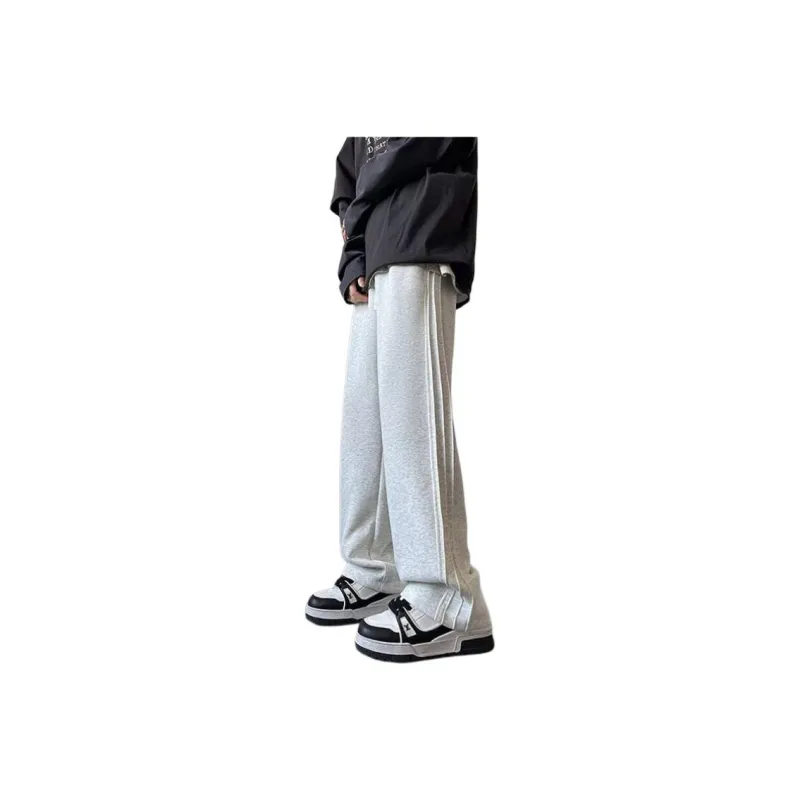 D&W Knitted Sports Pants Unisex Apricot-0