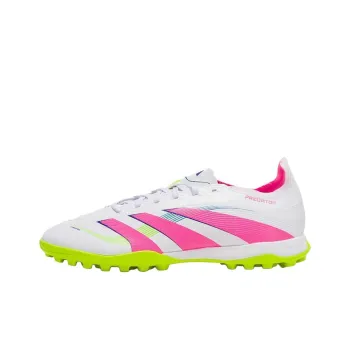 Adidas PREDATOR LEAGUE Slip Resistant, Abrasion Resistant, Lightweight Soccer Shoes Men's White Pink