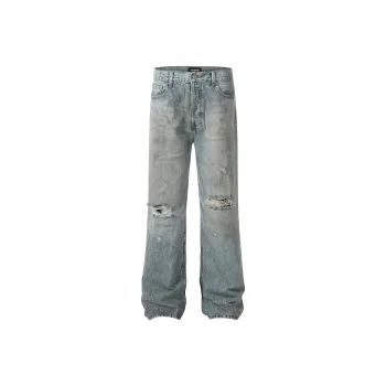 GBXM Jeans Unisex Dirty Old Blue