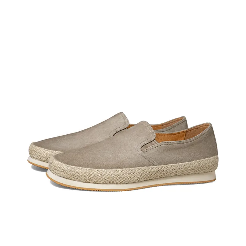 THOM WILLS Casual Versatile Suede Slip on Loafers Men's-1