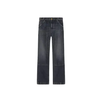 VERSACE Logo Patch Patchwork Designed Jeans