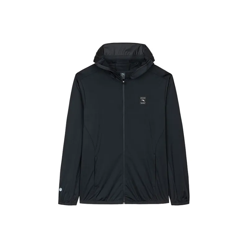 Anta Outdoor Collection Breathable UV Protection Sun Protection Clothing Men's Basic Black-0