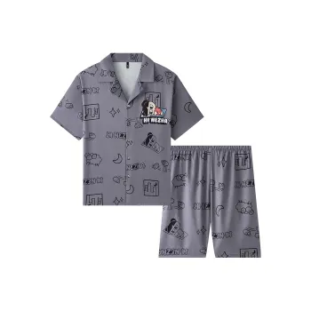 Good Fortune x Nezha Pajama Set Men's Image Color