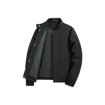 Yalu 1972 Stand Collar Casual Coat Business Versatile Top Minimalist Style Premium Feel Men's