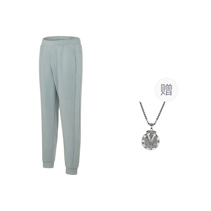 Under Armour Sportstyle Casual Pants Men's Medium Gray Comes With Necklace-0