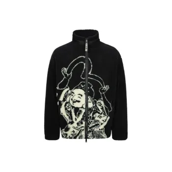 EVISU 2024 Fall And Winter Jackets Coats Men's Black