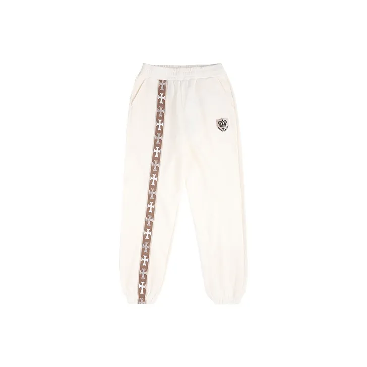 TSMLXLT Casual Pants Unisex Cream White-0