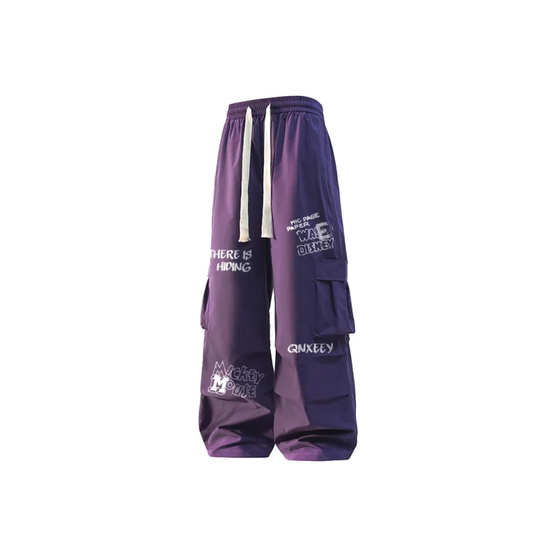 Qnxeey Cargo Pants Unisex-14