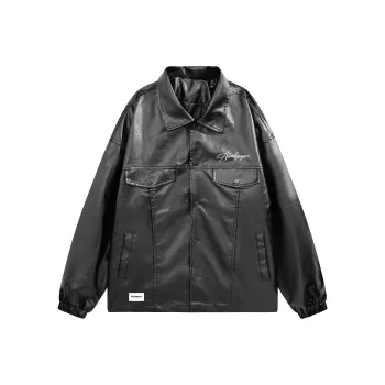 BOTH PLAY Leather Jacket Unisex
