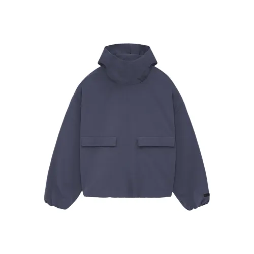 Fear Of God Essentials Military Nylon Hooded Jacket Womens Military Nylon Bomber Jacket Marine
