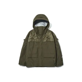 THE NORTH FACE x Invincible Waterproof And Windproof Windbreaker Jacket Unisex Coffee