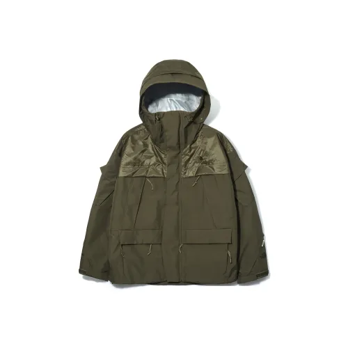 THE NORTH FACE x Invincible Waterproof And Windproof Windbreaker Jacket Unisex Coffee