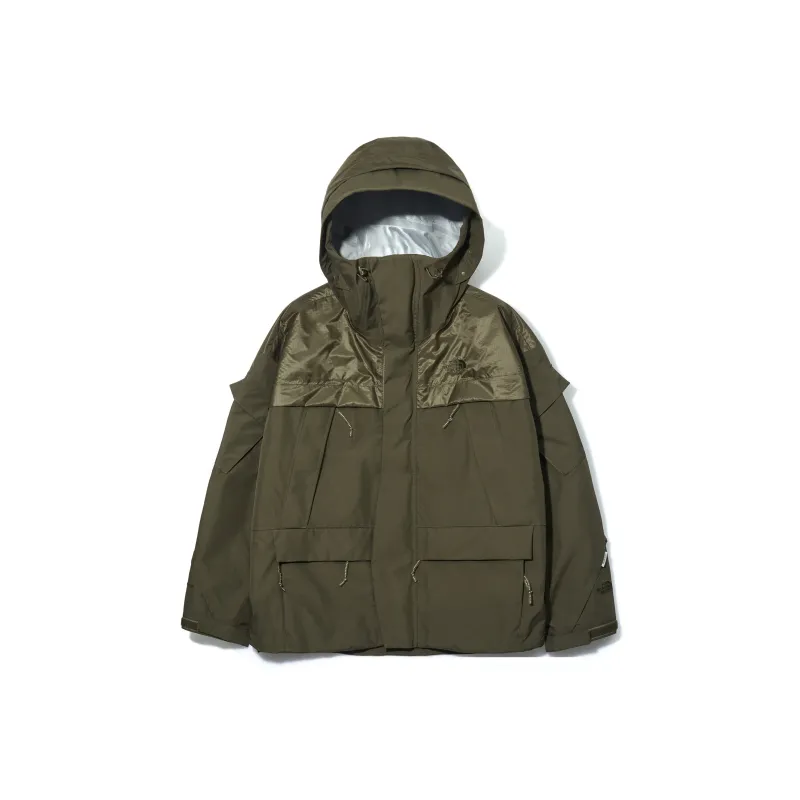 THE NORTH FACE x Invincible Waterproof And Windproof Windbreaker Jacket Unisex Coffee-0