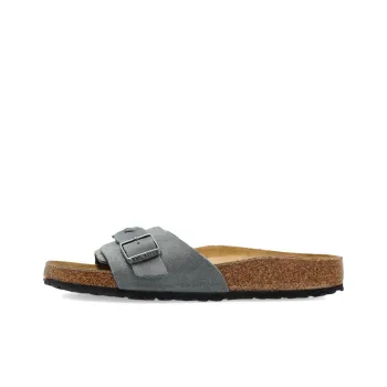 Birkenstock Oita Rubber Sole Abrasion Resistant Slide Slippers Women's Gray Narrow