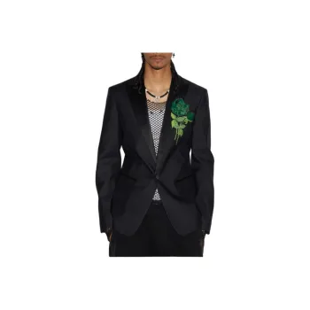 DSQUARED 2 Goth Rose London Jacket Jackets Coats Men's Black