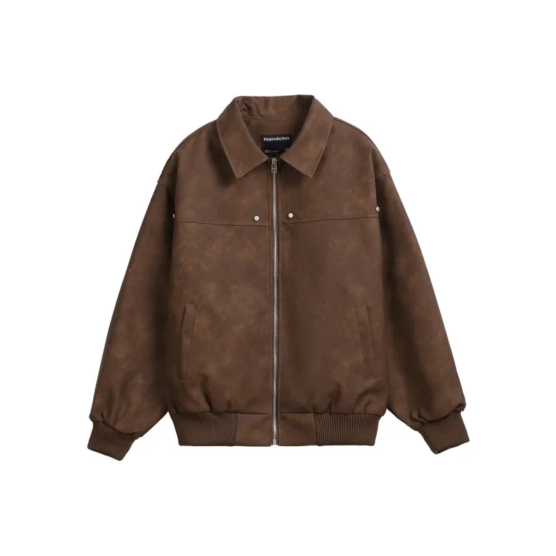 NANDCHN Leather Jackets Unisex-0