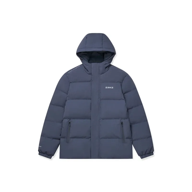 Erke Variety Training Collection Down Jacket Unisex Endless Depression Gray-0