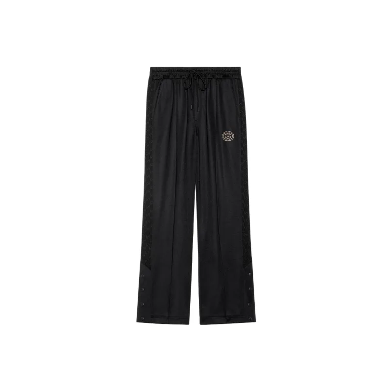 GUCCI Knitted Sweatpants Men's Black-0