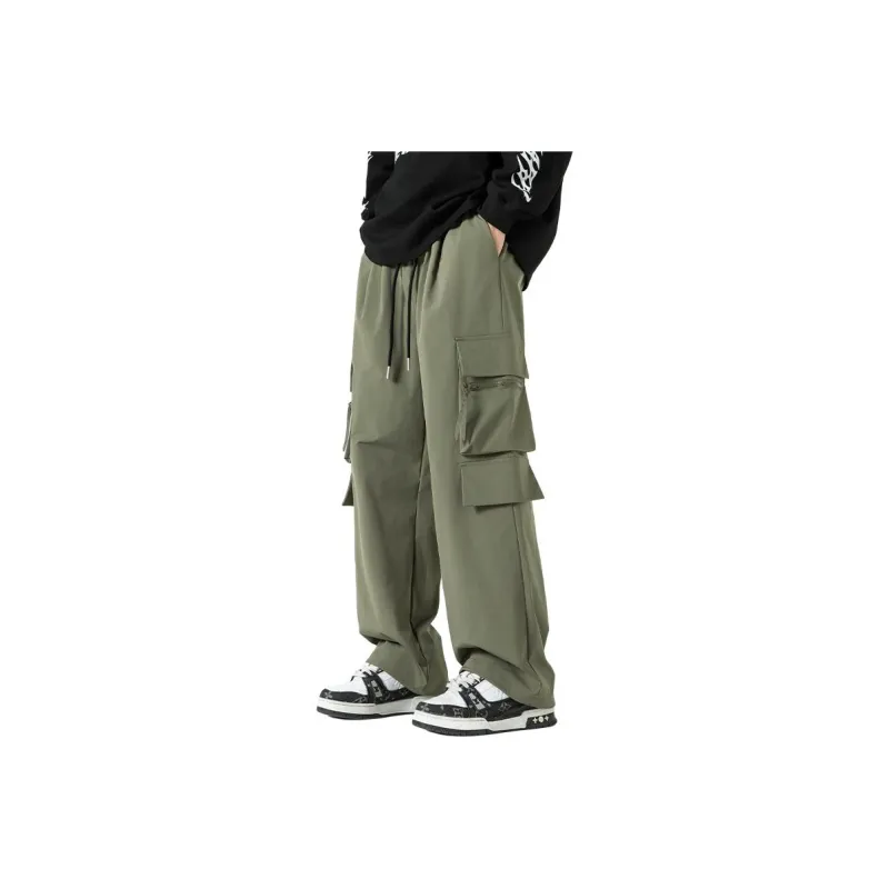 Warrior Huichao Riding The Wind Collection Cargo Pants Unisex-21