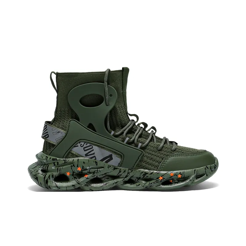 OFFER AITR Slip Resistant, Abrasion Resistant, Breathable High Top Casual Shoes Men's-13