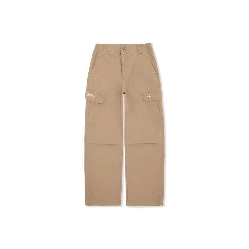 MLB New York Yankees Cargo Pants Unisex Dark Beige-0