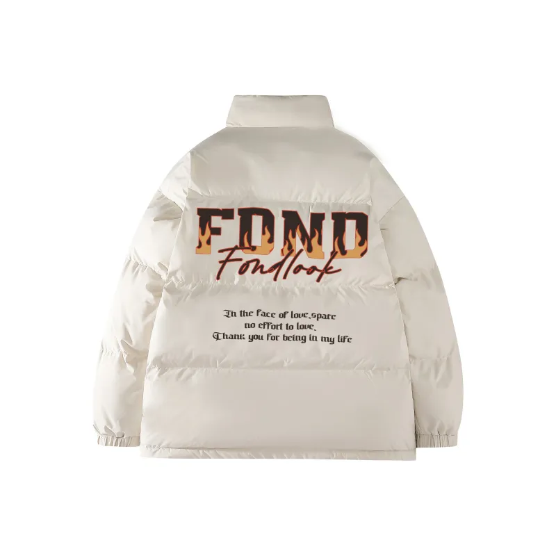 FONDLOOK Puffer Jackets Unisex-4