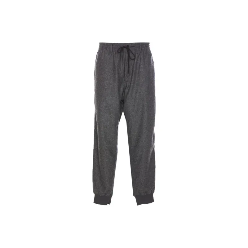 Y 3 Logo Embroidered Drawstring Trousers-0