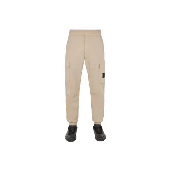 STONE ISLAND 31303 Stretch Cotton Tela 'Paracadute' Garment Dyed Cargo Pants