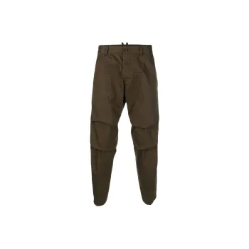 DSQUARED 2 Maple Leaf-motif Tapered Trousers