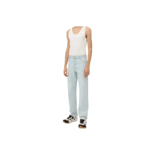 Bottega Veneta Mid Rise Straight Leg Jeans