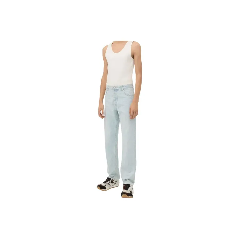 Bottega Veneta Mid Rise Straight Leg Jeans-0