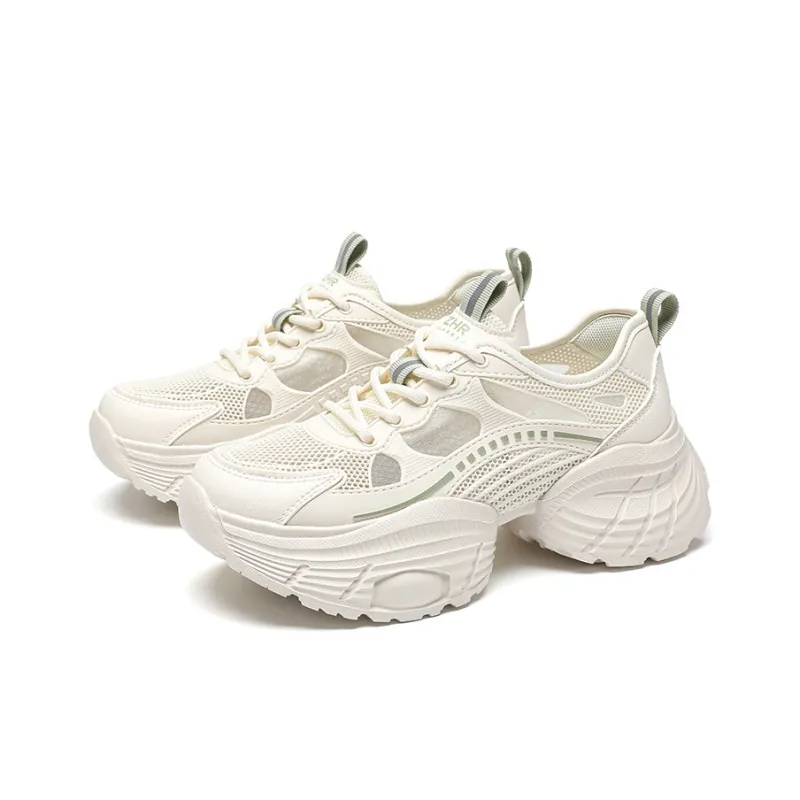 ZHR Small Round Pendant Coverage Abrasion Resistant Low Top Chunky Sneakers Women's-6