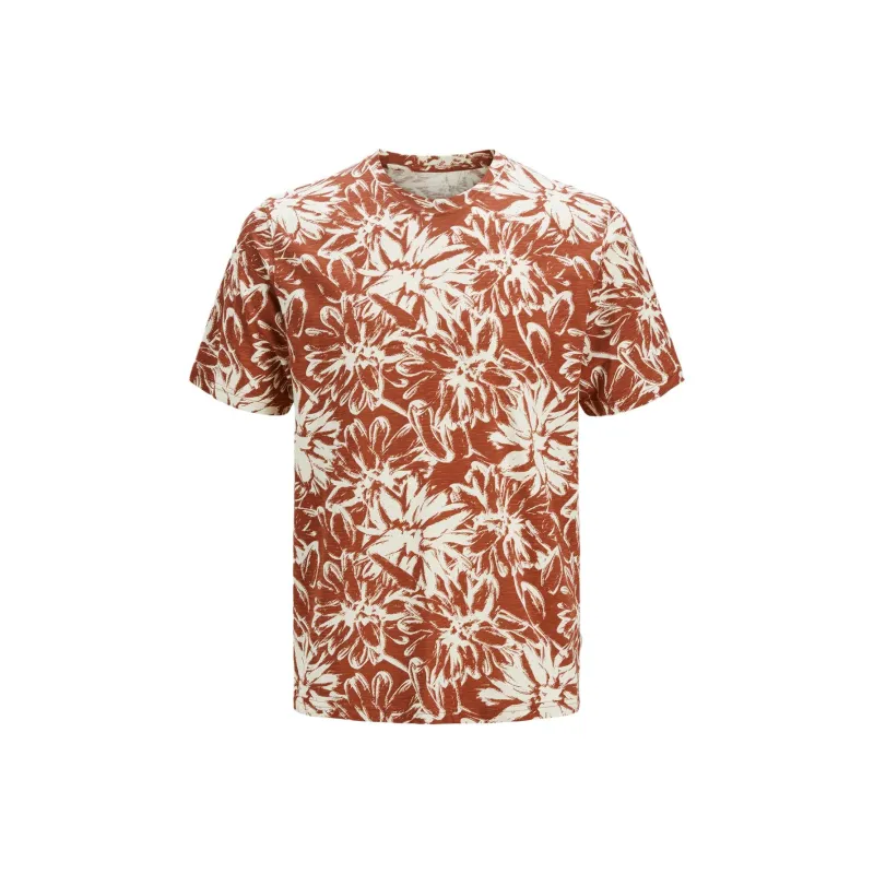 JACK JONES· T Shirt Men's Brown-0