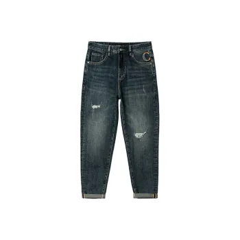 CAISEDI Jeans Men Blue