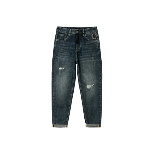 CAISEDI Jeans Men Blue