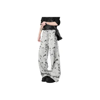 WKOOG Casual Pants Unisex Gray