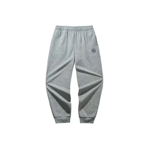 Anta Life Collection Knitted Sweatpants Men's CD28 Gray Heather Gray