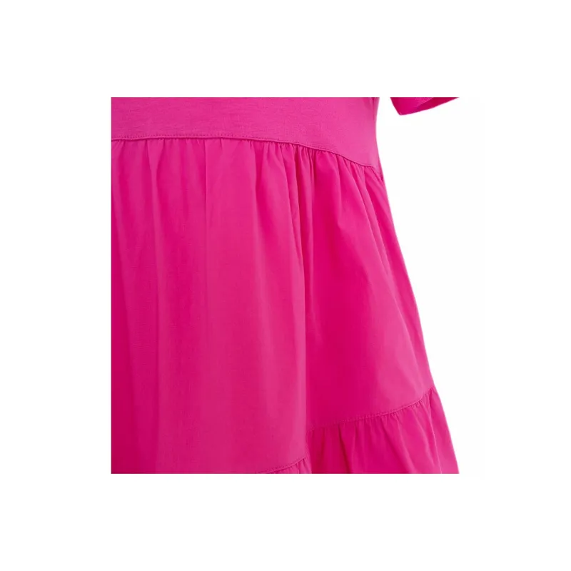 HUGO BOSS Short Sleeved Dress Women's Fuchsia-2